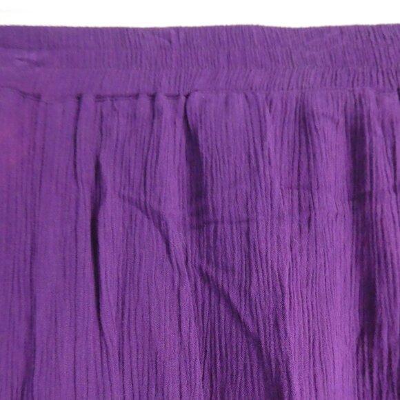 LAURA SCOTT | large | Textured Purple Skirt | 100% Recycled Bottle Material - Picture 10 of 16